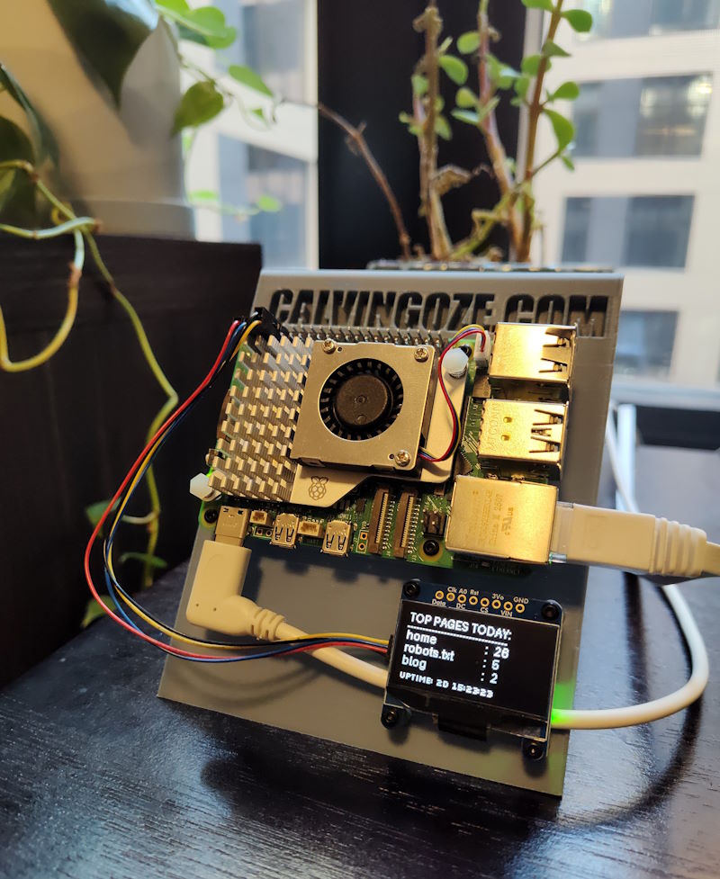 My Raspberry Pi 5 Webserver.