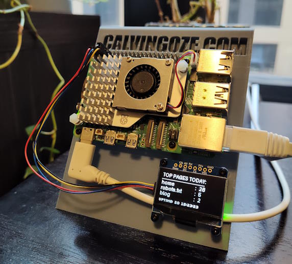 An image my raspberry pi webserver.